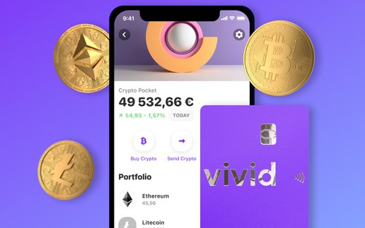 100 Kryptowährungen für die Nutzer der Vivid App