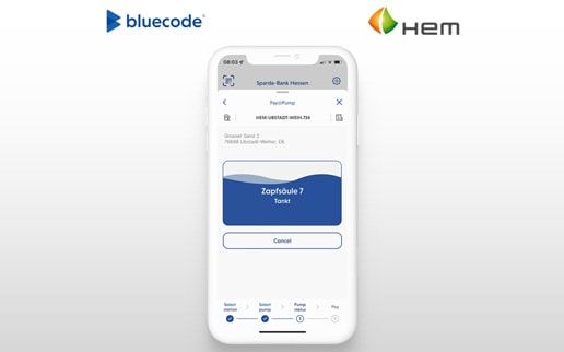 Mobile Payment an der Zapfsäule: Bluecode ist jetzt an HEM-Tankstellen verfügbar