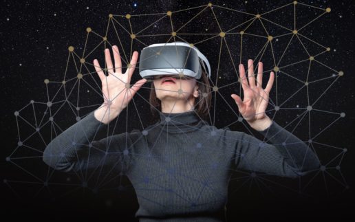 bigstock-A-Woman-In-A-Virtual-Reality