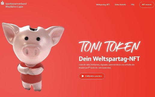 Sparkassen-Token zum Weltspartag: So kommen Kunden an den kostenlosen „Toni Token“-NFT
