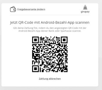 Freigabe über QR Code<q>Rudolf Linsenbarth