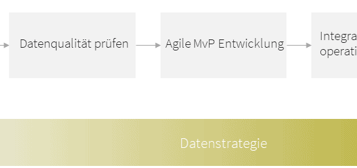 Chronologisches Vorgehen hin zur datengetriebenen Innovation