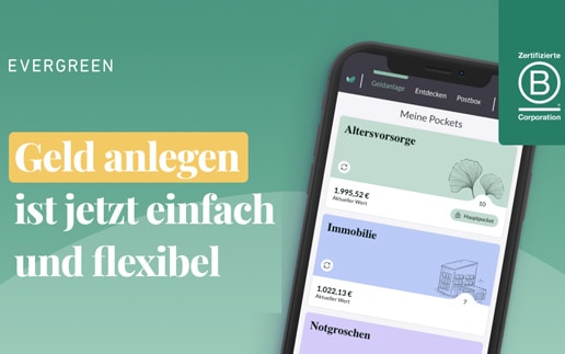 FinTech Evergreen bringt jetzt eigene Investment-App