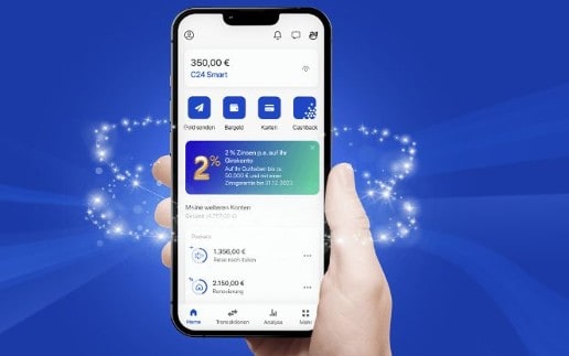 C24 Bank lockt mit 2% Zinsen fürs Girokonto – und hat Ärger mit der BaFin