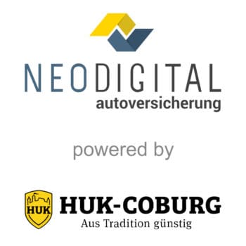 Insurtech und traditioneller Versicherer arbeiten bei der Entwicklung einer digitalen Kfz-Versicherung zusammen. <Q>Neodigital / Hut-Coburg
