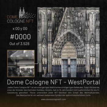 Die Dombauer hoffen auf hohes Interesse bei Dom-Fans aus aller Welt. <Q>Dome Cologne NFT