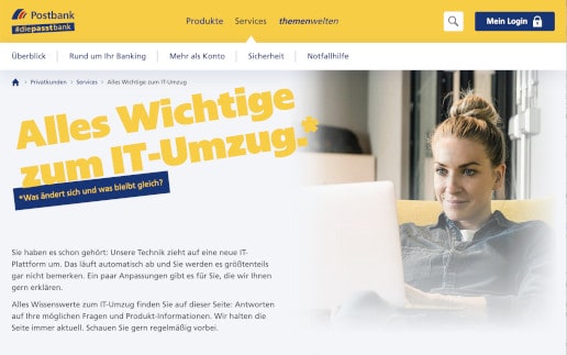 Postbank spürt Nachwehen der IT-Migration