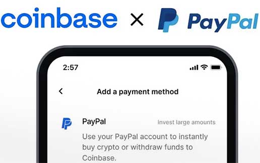 Mit PayPal-Konto bei Coinbase Kryptowährungen kaufen