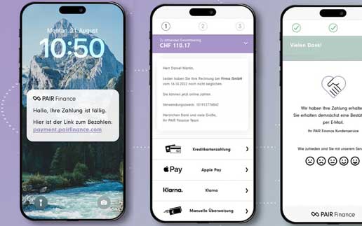 KI-basiertes Digitalinkasso: Berliner FinTech Pair Finance startet in der Schweiz durch