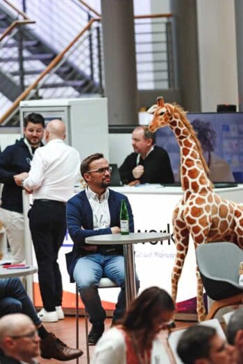 Skurrile Momente auf der FinTechWorld