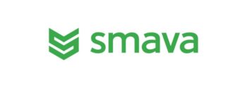 Das Logo von Smava ist abgebildet, das in einem klaren, grünen Design gehalten ist. Die Kooperation mit Iwoca bietet KMU flexible Finanzierungsalternativen und Zugang zu Darlehen bis 500.000 Euro innerhalb von 48 Stunden.