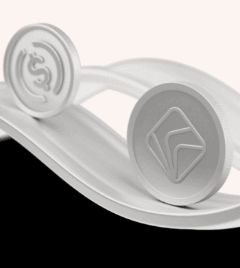 Abstrakte Darstellung von Stablecoins in schwarz weiß auf der Website von Ivy.