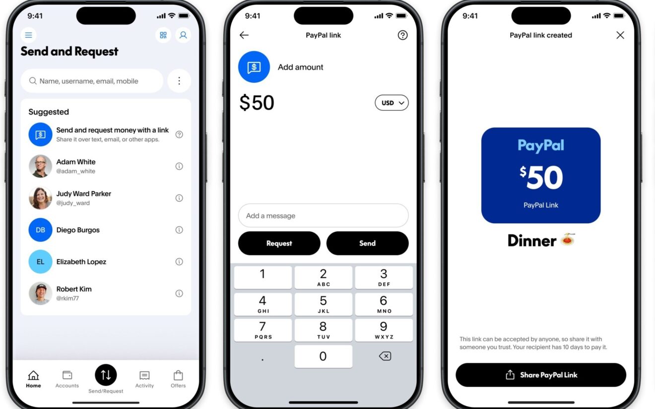 Paypal startet Einmal-Links für Peer-to-Peer-Zahlungen – Ausweitung auch auf Kryptowährungen geplant