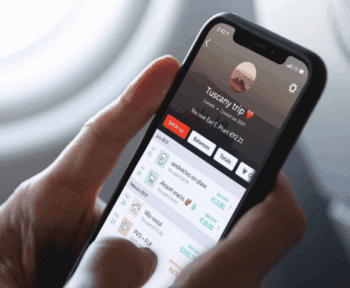 Splitwise App auf iPhone.