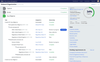 Pega Lifecycle Management Plattform Interface