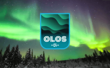 Guidewire Olos Logo vor Polarlichter im Hintergrund.