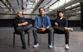 Blockbrain-Gründer (vlnr.) Antonius Gress, Mattias Protzmann, Nam Hai Ngo