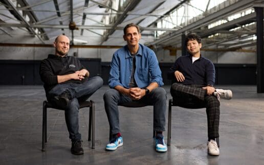 Blockbrain-Gründer (vlnr.) Antonius Gress, Mattias Protzmann, Nam Hai Ngo