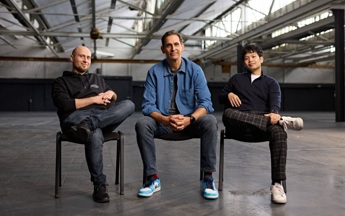 Blockbrain-Gründer (vlnr.) Antonius Gress, Mattias Protzmann, Nam Hai Ngo