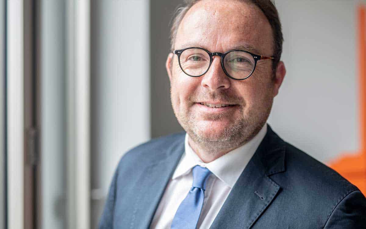Mathias Paulokat, Head of Media & Investor Relations sowie Unternehmenssprecher, Berliner Volksbank <q> Fotograf Marcel Schwickerath/Berliner Volksbank </q>