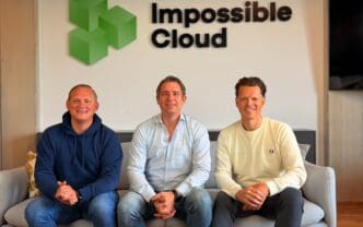 Das Team von Impossible Cloud: CTO Thomas Demoor, Co-Founder und CEO Kai Wawrzinek sowie Co-Founder und CEO Christian Kaul.